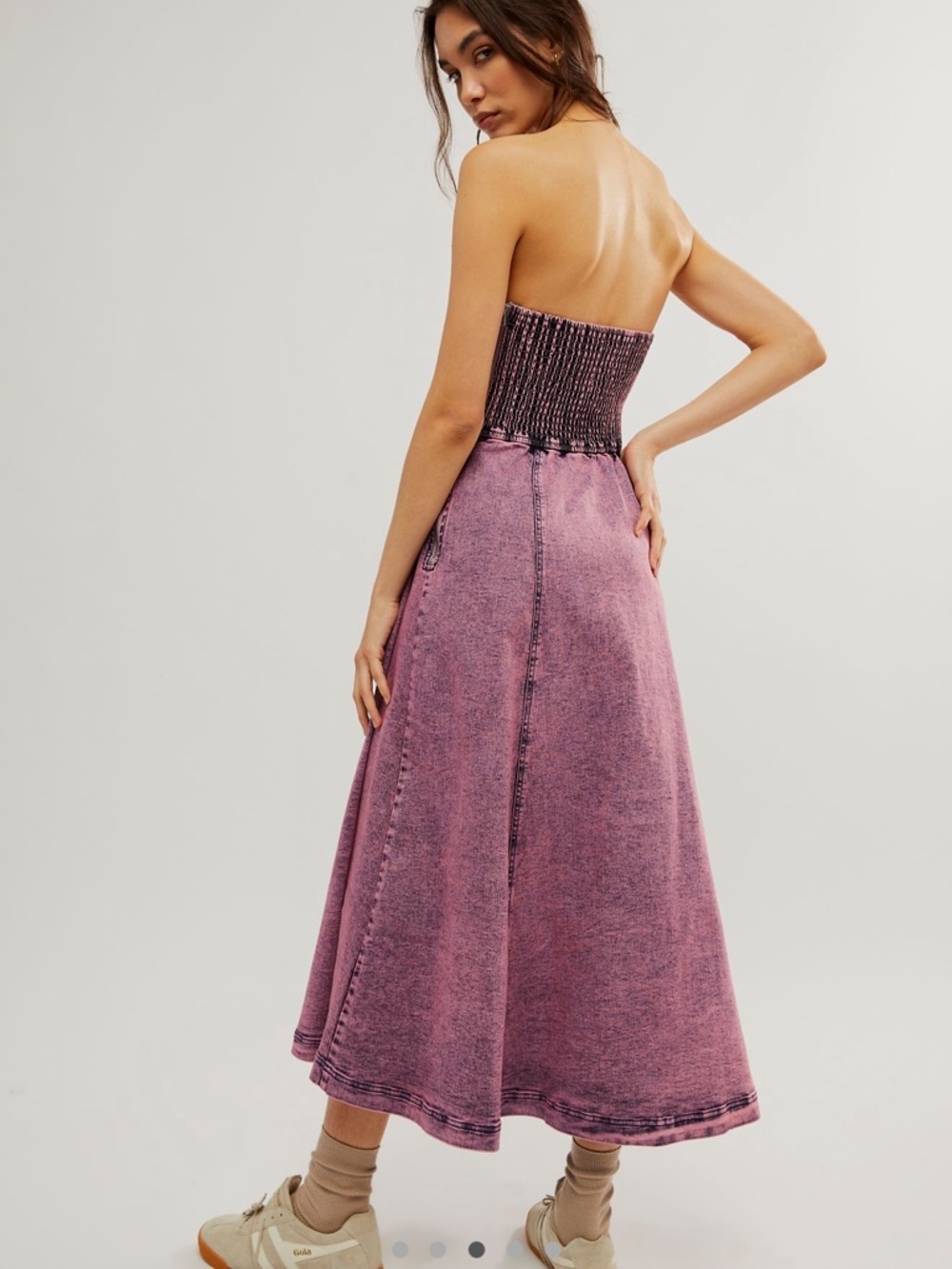 Free People x Malibu Midi Dress Large NWT - Picture 2 of 3